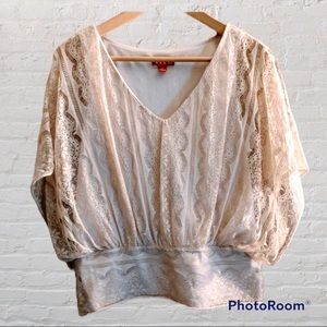 ELLE Lacey Blouse